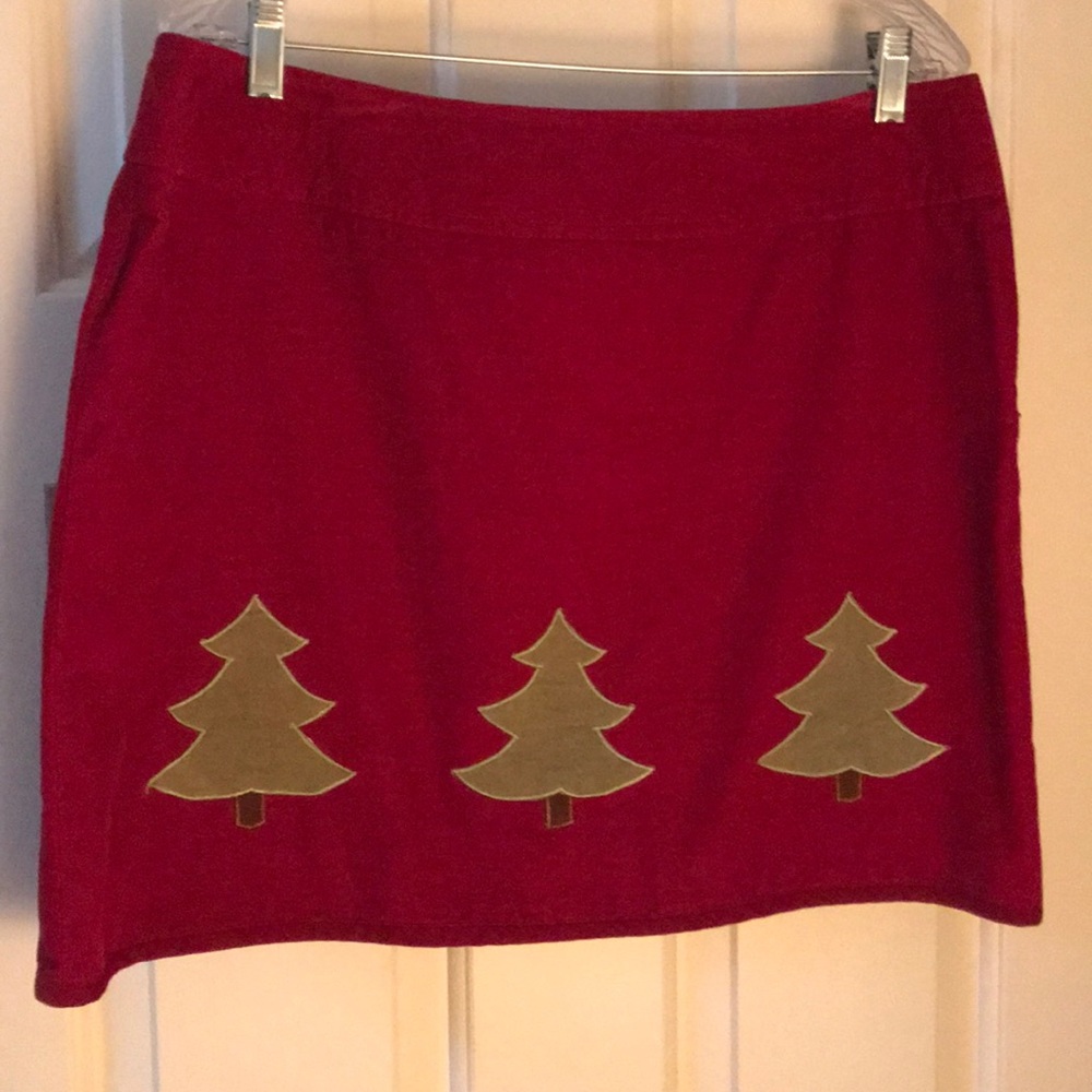 Christmas skirt.